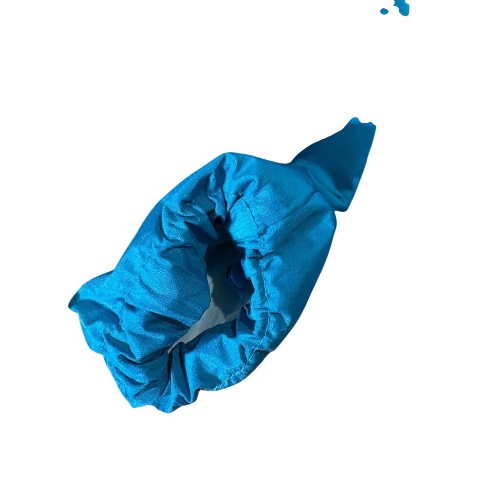 Eddie Bauer Girls Hooded Windbreaker Jacket Blue Teal Colorblock Size M 10 - Picture 4 of 10